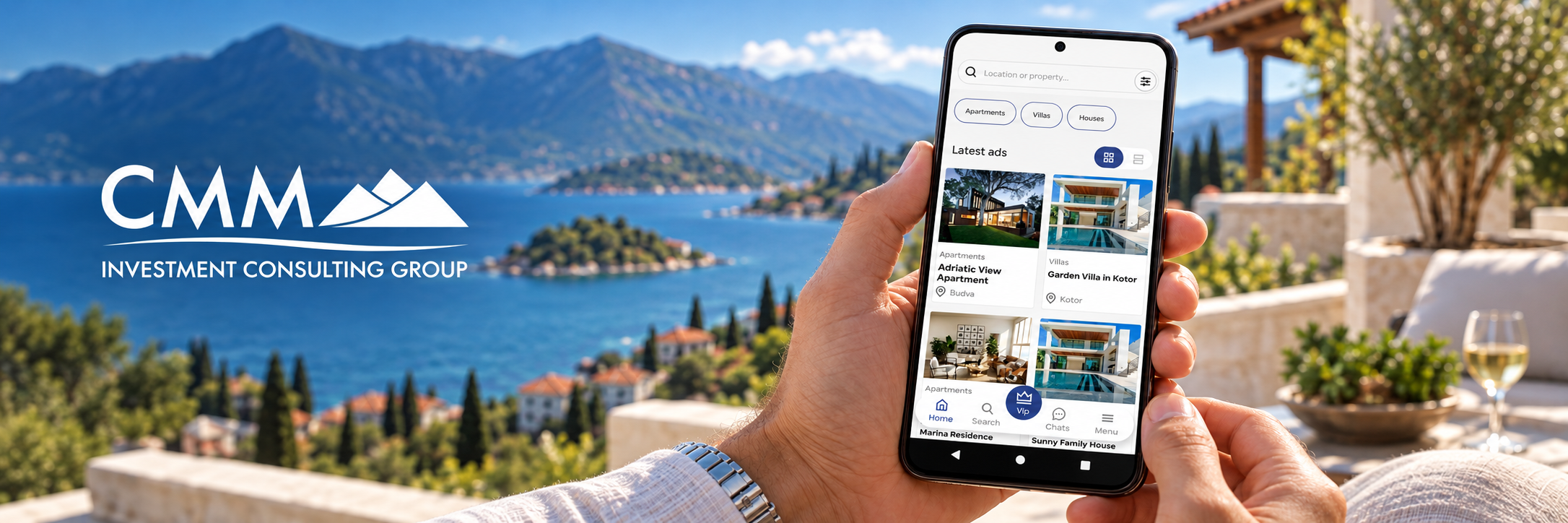CMM mobile real estate application