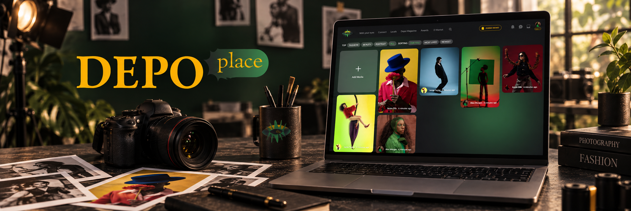 DEPO creative publishing web platform