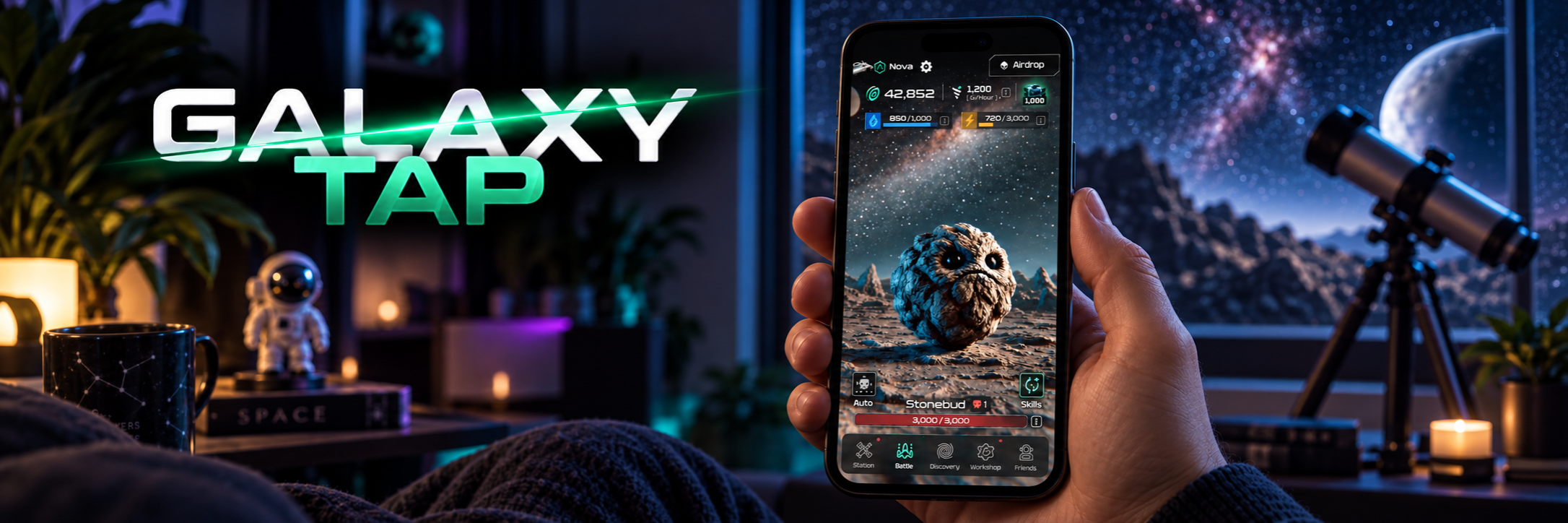 Galaxy Tap Telegram WebApp